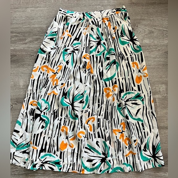 Vintage Christian Dion Separates outfit Skirt & button up shirt size 10 Rayon - Picture 5 of 8